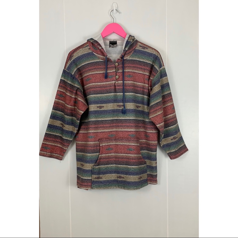 Vintage 90s Aztec Hoodie